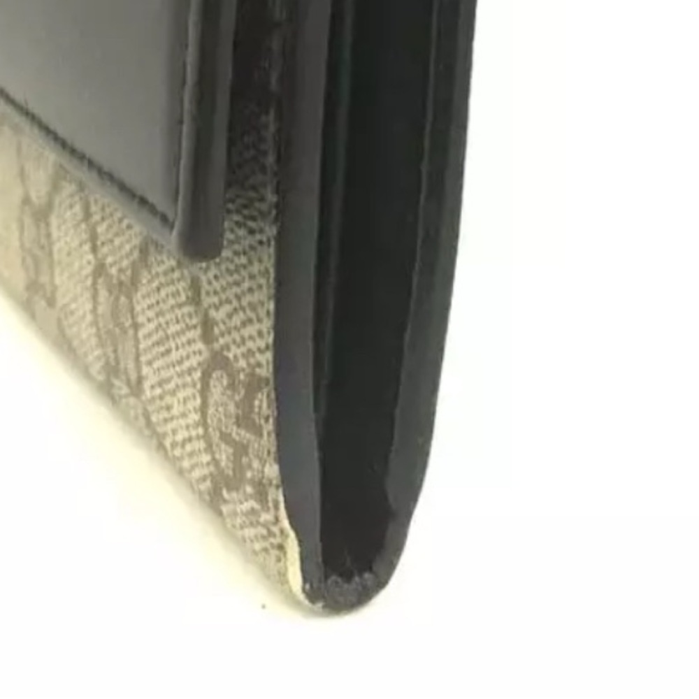 Authentic GUCCI GG Supreme PVC Long Bifold Wallet - Picture 13 of 14